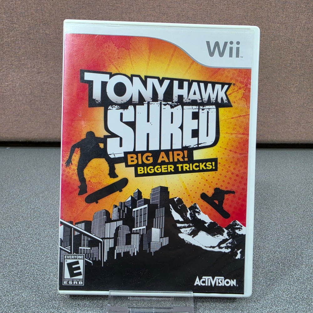 Activision Tony Hawk Shred Wii Game Motion Control Sports